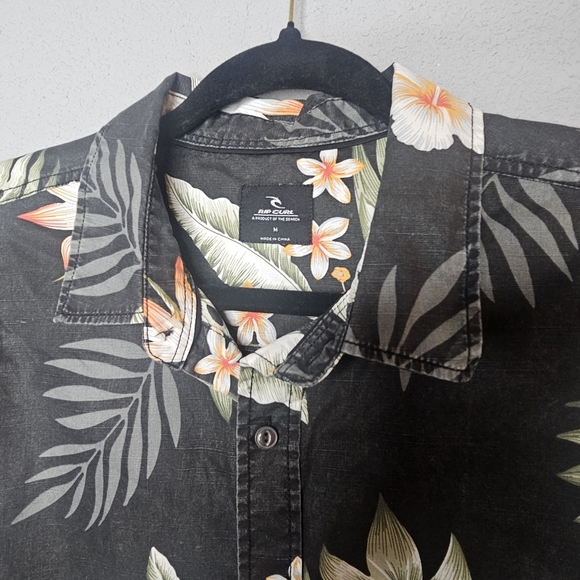 Rip Curl Vida Soul Shirt Mens M Medium Tropical Floral Hawaiian - Picture 6 of 12